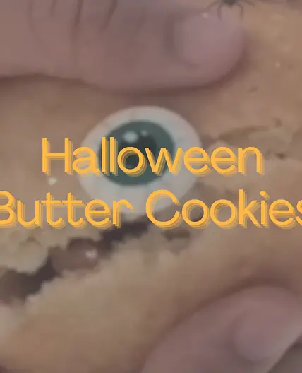 Halloween Butter Cookies