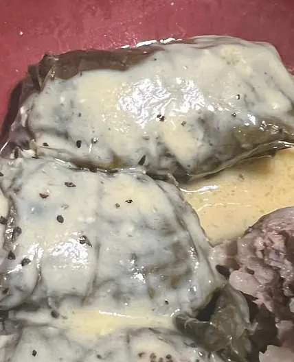 Beef Dolmas with Zesty Yogurt Sauce
