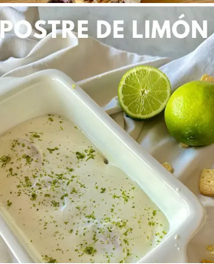 Postre de limon saludable