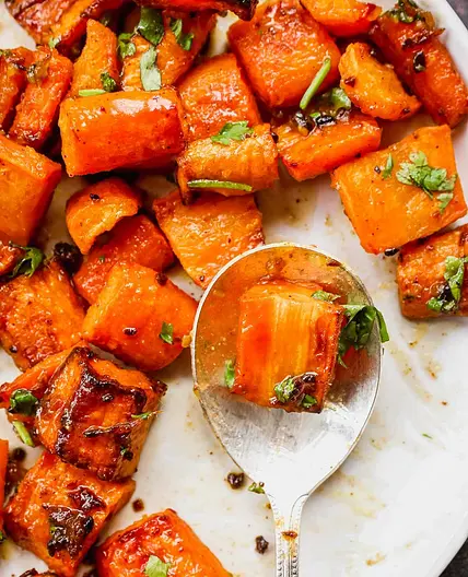 Indian Spiced Honey Roasted Carrots
