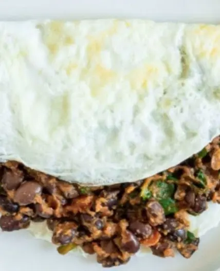 Black beans and greens