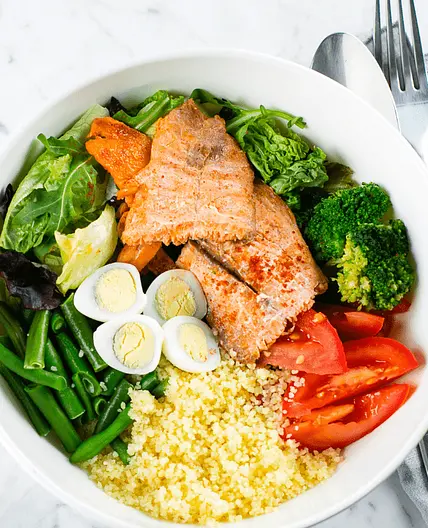 French-inspired buddha bowl