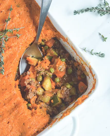 sweet potato shephard's pie