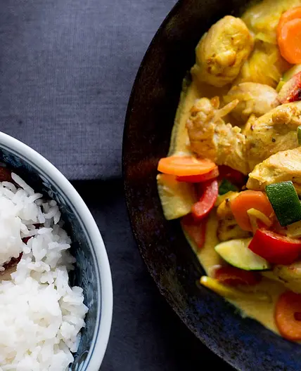 Gemüse-Geflügel-Curry