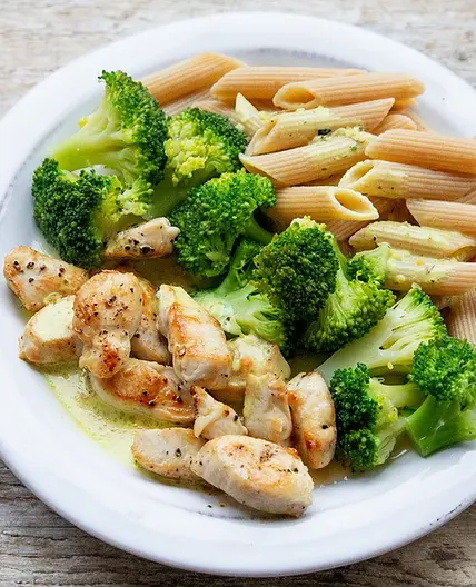 Hähnchen - Pasta mit Brokkoli