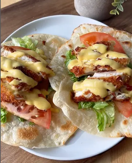 Honey Mustard Chicken Tacos