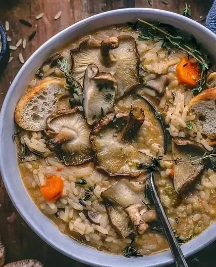 Mushroom Wild Rice Soup
