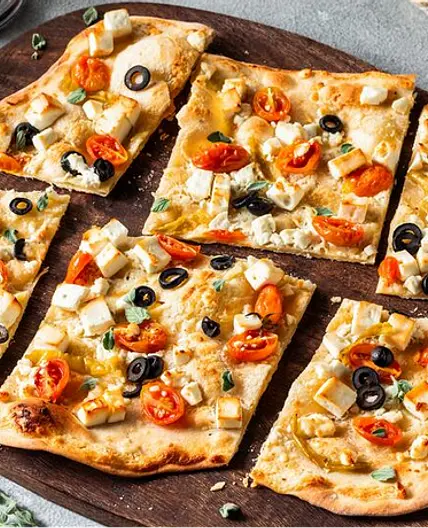Griechischer Flammkuchen