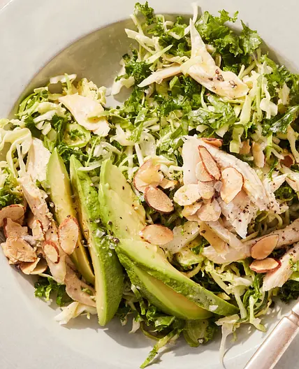 Shaved Kale and Brussels Salad