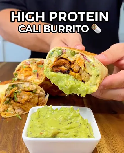 Healthy High Protein Cali Burrito 🌯