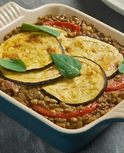 Lentil and Veggie Moussaka