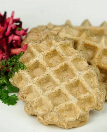 Herzhafte basische Waffeln mit Buchweizenmehl