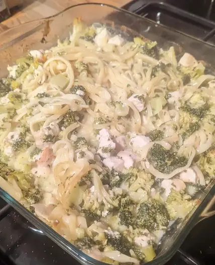 Baked Chicken Kiev Linguine
