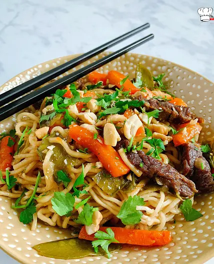 Nouilles Chinoises au bœuf