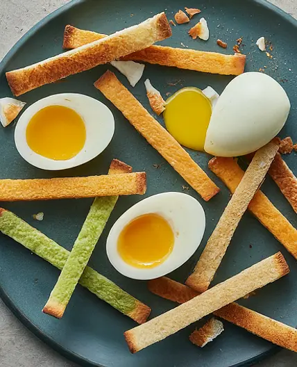 Hard-boiled Egg with Soldiers