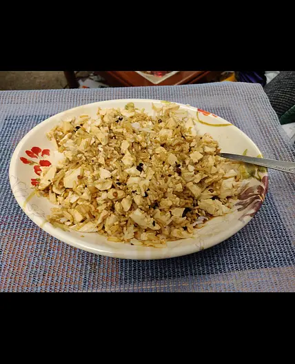Sesame Tofu With Rice