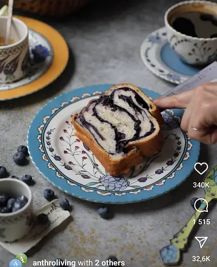 Blueberry Swirl Loaf