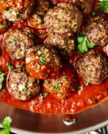 Meatballs with lentils and spice