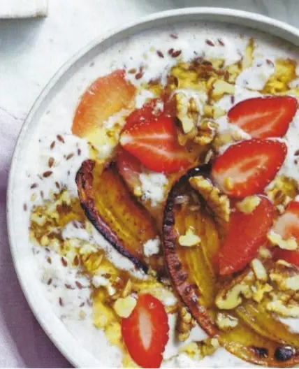 Banana bread overnight oats