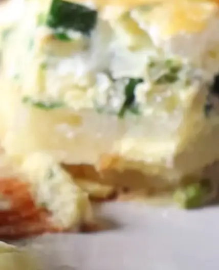 Goat Cheese Quiche with Potato Crust