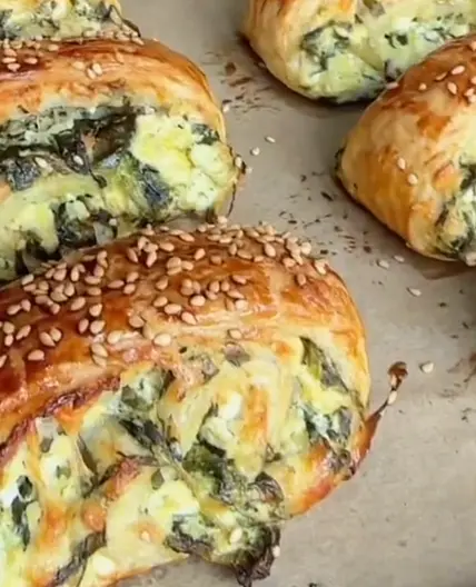 Spinatstrudel