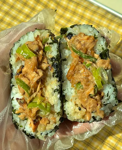 Delicious Salmon Teriyaki Onigiri