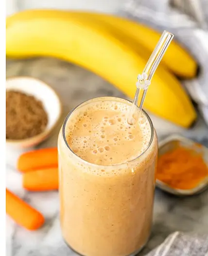 Carrot Banana Protein Smoothie