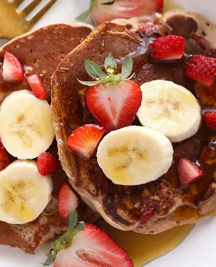Strawberry Banana Pancakes