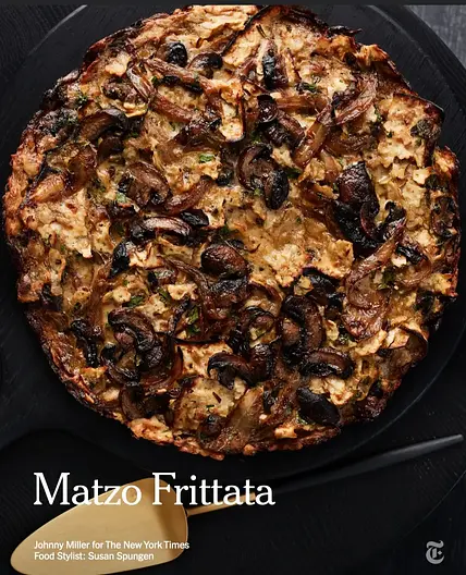 NYT Matzah Frittata