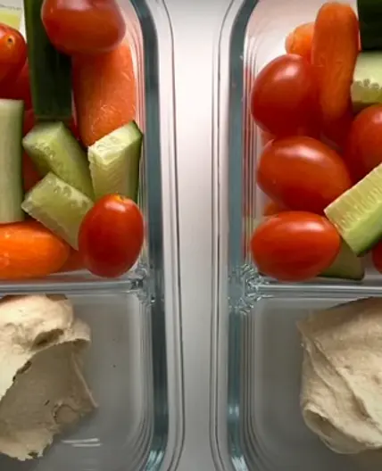 High-protein Hummus & Veggies