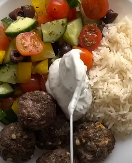 Greek-style Meatballs and Veggies