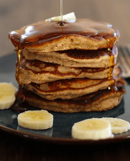 Banana Almond Pancakes