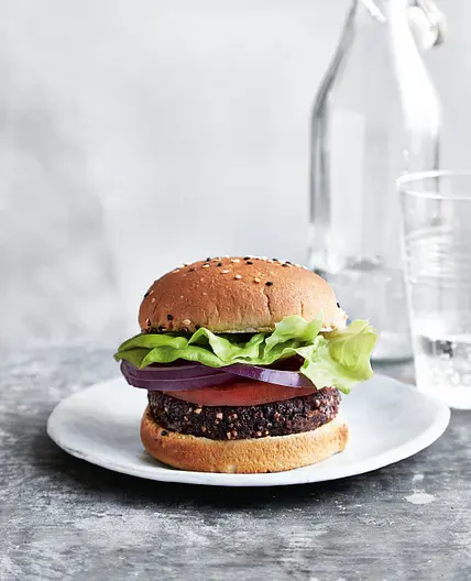 The Best Black Bean and Beet Burger
