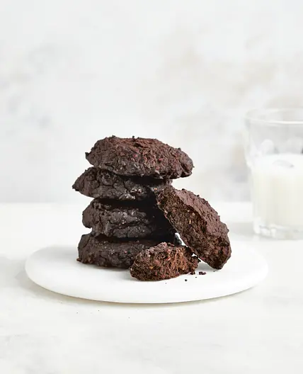 Fudgy Chocolate Black Bean Cookies