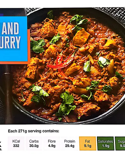 CHICKEN AND LENTIL CURRY
