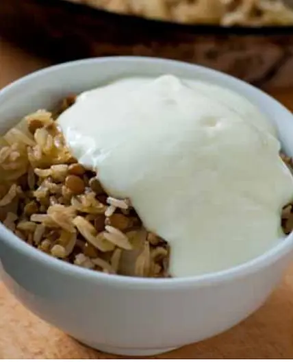 Rice & lentils