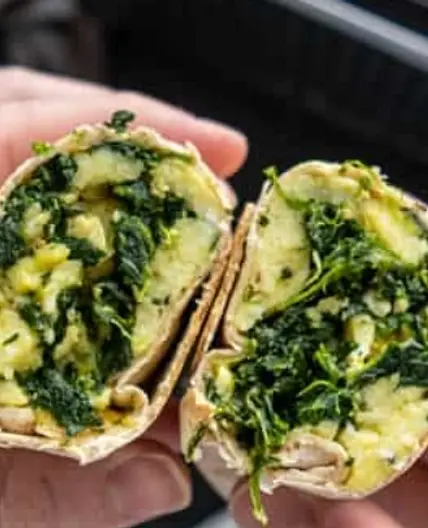 Egg Burrito w/ Avocado & Kale