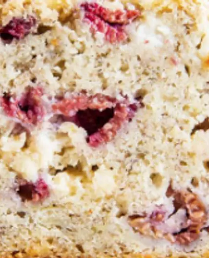 White Chocolate Strawberry Banana Bread