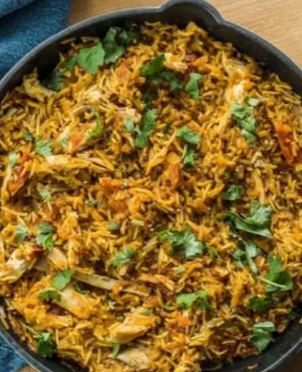 Healthy Spanish Rice with Chicken