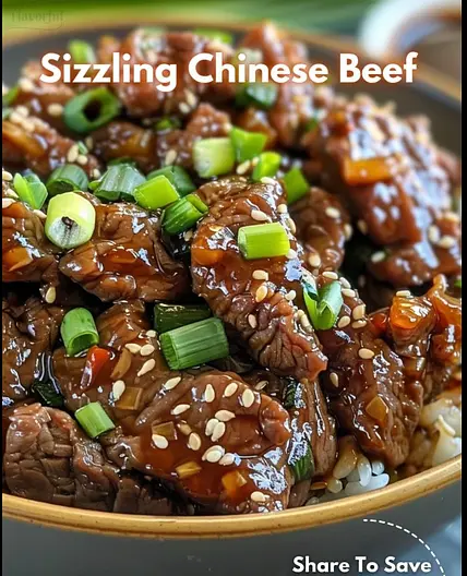 Sizzling Chinese Beef