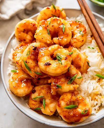 Asian Honey Garlic Shrimp