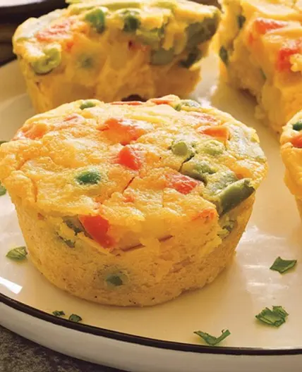 Vegetable Chickpea Quiche
