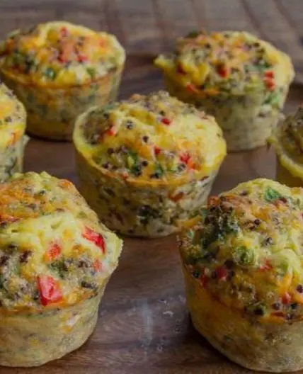 Broccoli and Cheese Muffins Frittatas