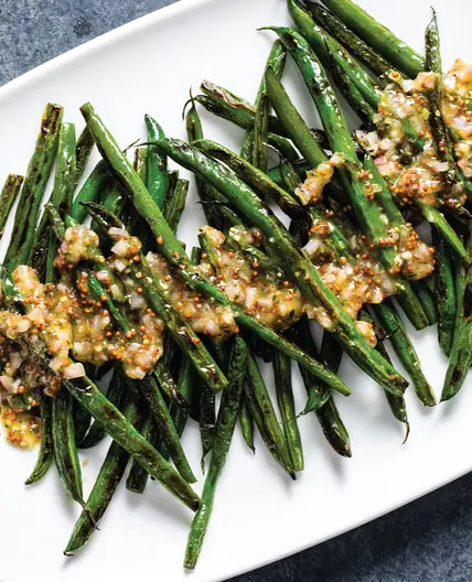 Sauteed Green Beans with Mustard Vinaigrette