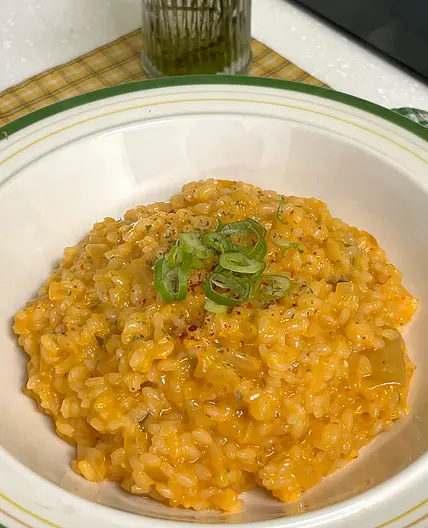 Creamy Kimchi Risotto