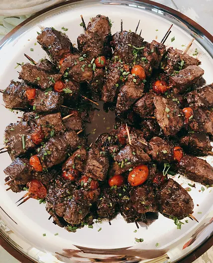 Balsamic Beef Skewers