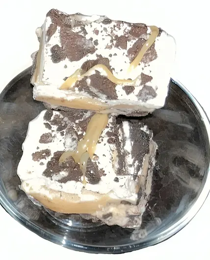 Oreo karamel ijstaart