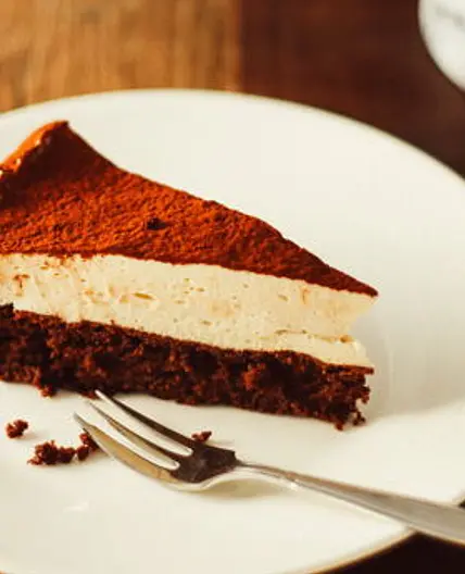 Koffie mousse taart