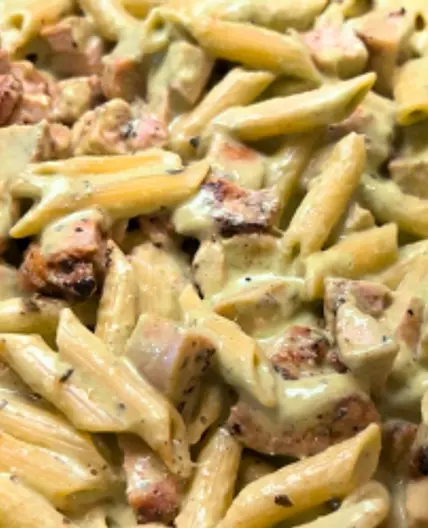 CREAMY CHICKEN PESTO PASTA