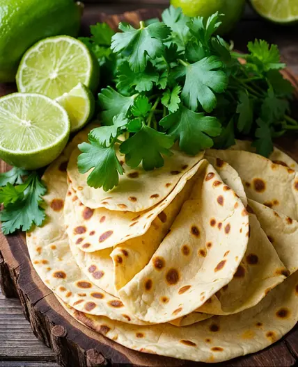corn + almond flour tortillas